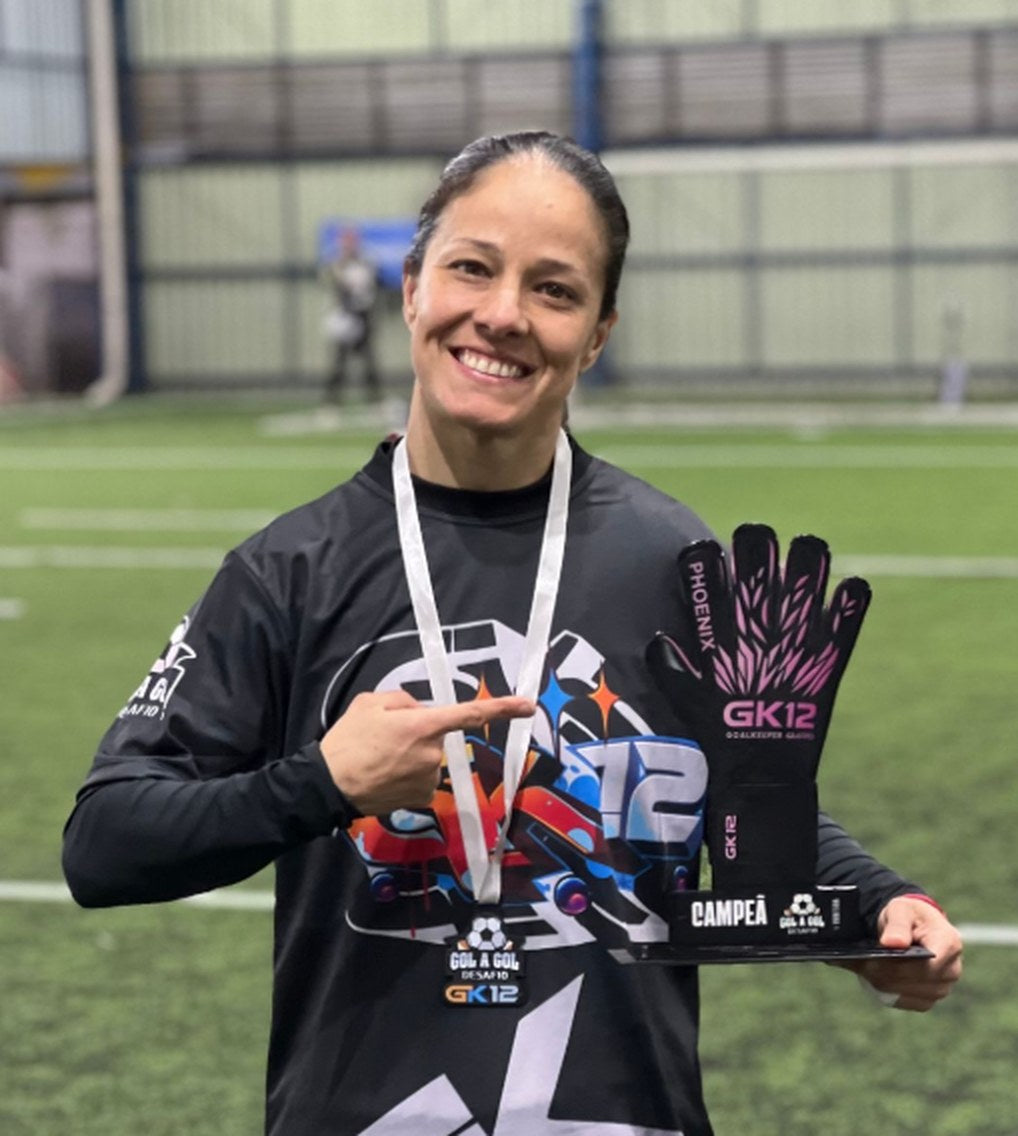 Cris, campeã da categoria feminina na Etapa Curitiba
